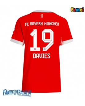 Bayern Munich Alphonso Davies #19 Tricou Fotbal Replică 2025-26 Femei Acasa